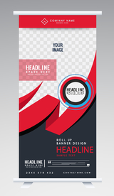 易拉宝模板设计