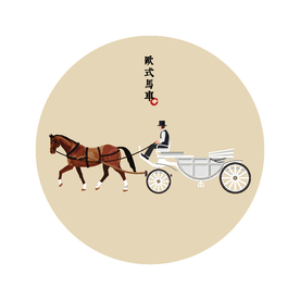 欧式马车古代欧洲马车