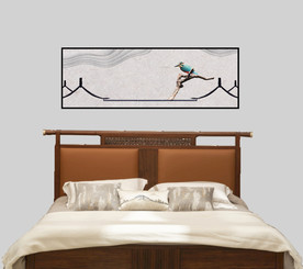 抽象床头装饰画