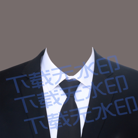 西装证件照模板