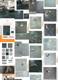 水泥灰工业风地板详情页商用家居