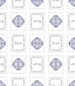 大牌精美格子字母乱花