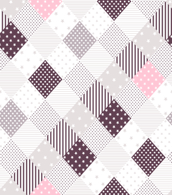 大牌精美格子乱花