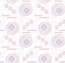 大牌精美抽象几何圆形乱花