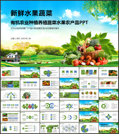 有机绿色水果生鲜营养膳食PPT