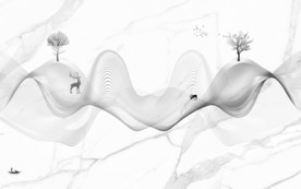 爵士白意境线条 TIF分层