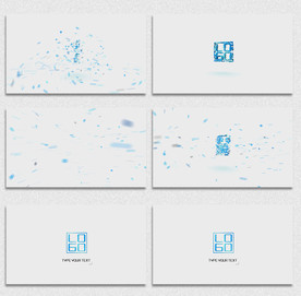 粒子汇集LOGO演绎AE模板