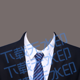西装证件照模板