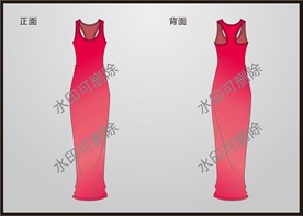 服装设计连衣裙