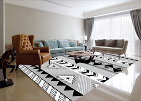 民族风地毯 实际文件是平面图