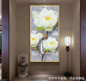 立体花朵装饰画