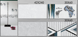 灰色大理石瓷片配套文件通道分色