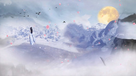 左手指月 古风舞蹈舞台背景视频