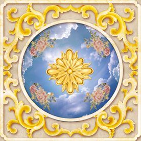 天空高清天花吊顶壁画