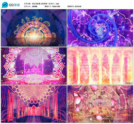 香妃戎装像 舞蹈舞台背景视频