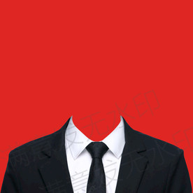 男士西装模板