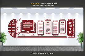 校园文化墙 学校文化