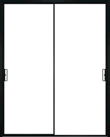 极窄-极简推拉门框分层智能模板