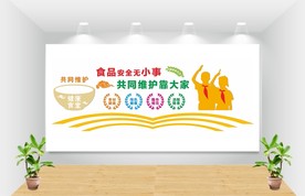 餐厅 食堂文化墙图片