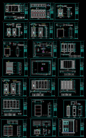整木立面构件图