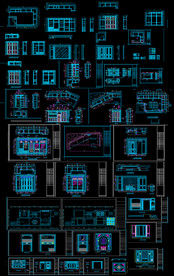 全屋别墅cad图纸