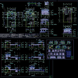 中式民居建筑施工图