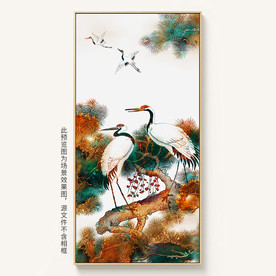 中国风仙鹤装饰画