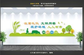 食堂餐厅文化墙