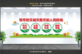 防灾减灾文化墙