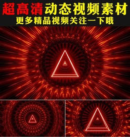 绚丽唯美金色光束粒子舞台视频