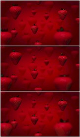 草莓LED循环背景VJ视频素材