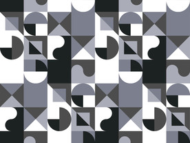 黑白灰色几何方块