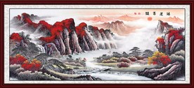 山水画国画山水画