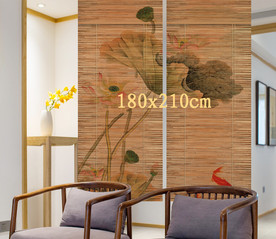 竹帘门帘窗帘样机