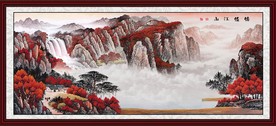 山水画国画山水画