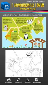 动物园动物英语介绍手抄报小报