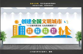 文明城市文化墙