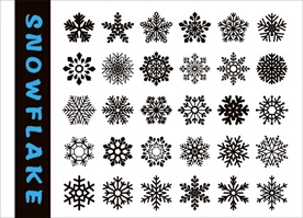 雪花矢量元素合集