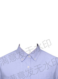 证件照蓝色衬衫