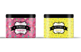 花茶-玫瑰花茶 冻干柠檬片