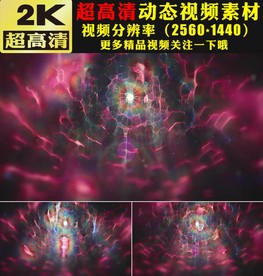 梦幻紫色光效粒子动态视频素材