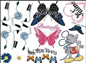 蝴蝶 潮牌  米奇