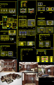 欧式家居全屋定制图纸
