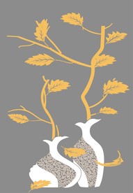 金银树花瓶发财树