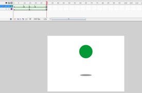 阴影小球的弹跳1秒