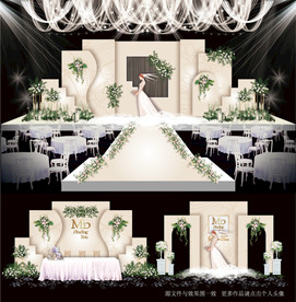 婚礼喷绘效果图