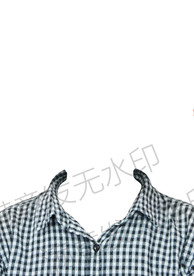 证件照格子衫