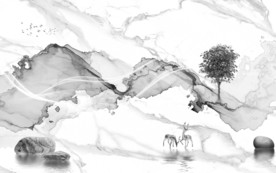 现代大气装饰画 TIF分层