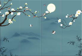 中式电视背景墙