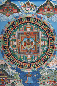 坛城 释迦摩尼 唐卡 藏传佛教